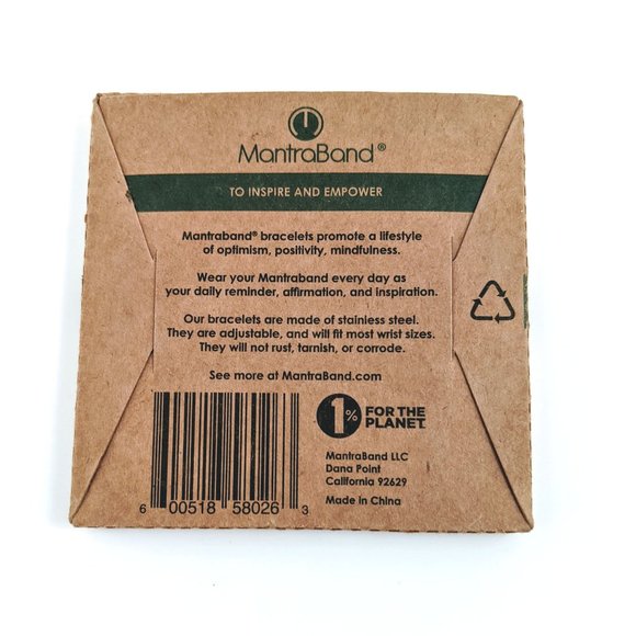 Peace Comes From Within Unisex Mantraband Bracelet - Picture 6 of 9